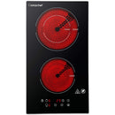 AMZCHEF Domino Glaskeramikkochfeld 2000W CD3201