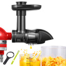 AMZCHEF Entsafter Aufsatz für Standmixer von KitchenAid, Slow Juicer Zitrussaftpresse Zubehör, Kau-Entsafter-Aufsatz für KitchenAid Küchenmaschinen, Gemüse und Obst