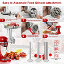 AMZCHEF Meat Grinder Attachment