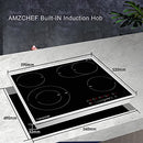 AMZCHEF Glaskeramikkochfeld 4 Zonen 6600W YL-CF6601HS