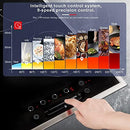 AMZCHEF Glaskeramikkochfeld 4 Zonen 6600W YL-CF6601HS