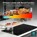 AMZCHEF Induktionskochfeld 5 Zonen Einbau-Induktionskochfeld YL-IF7226S-2B2B3B2B2B