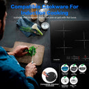 AMZCHEF Induktionskochfeld 5 Zonen Einbau-Induktionskochfeld YL-IF7226S-2B2B3B2B2B