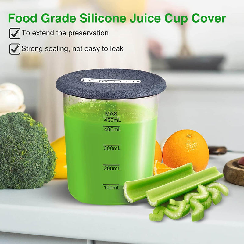 AMZCHEF Slow Juicer  for Fruit and Vegetables, Powerful Juicer GM3001 Grey