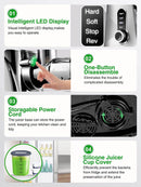 AMZCHEF Slow Juicer  for Fruit and Vegetables, Powerful Juicer GM3001 Grey