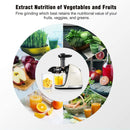 AMZCHEF Slow Juicer Entsafter Gemüse und Obst Profi Entsafter mit Ruhiger Motor & Umkehrfunktion & Saftkanne & Reinigungsbürste